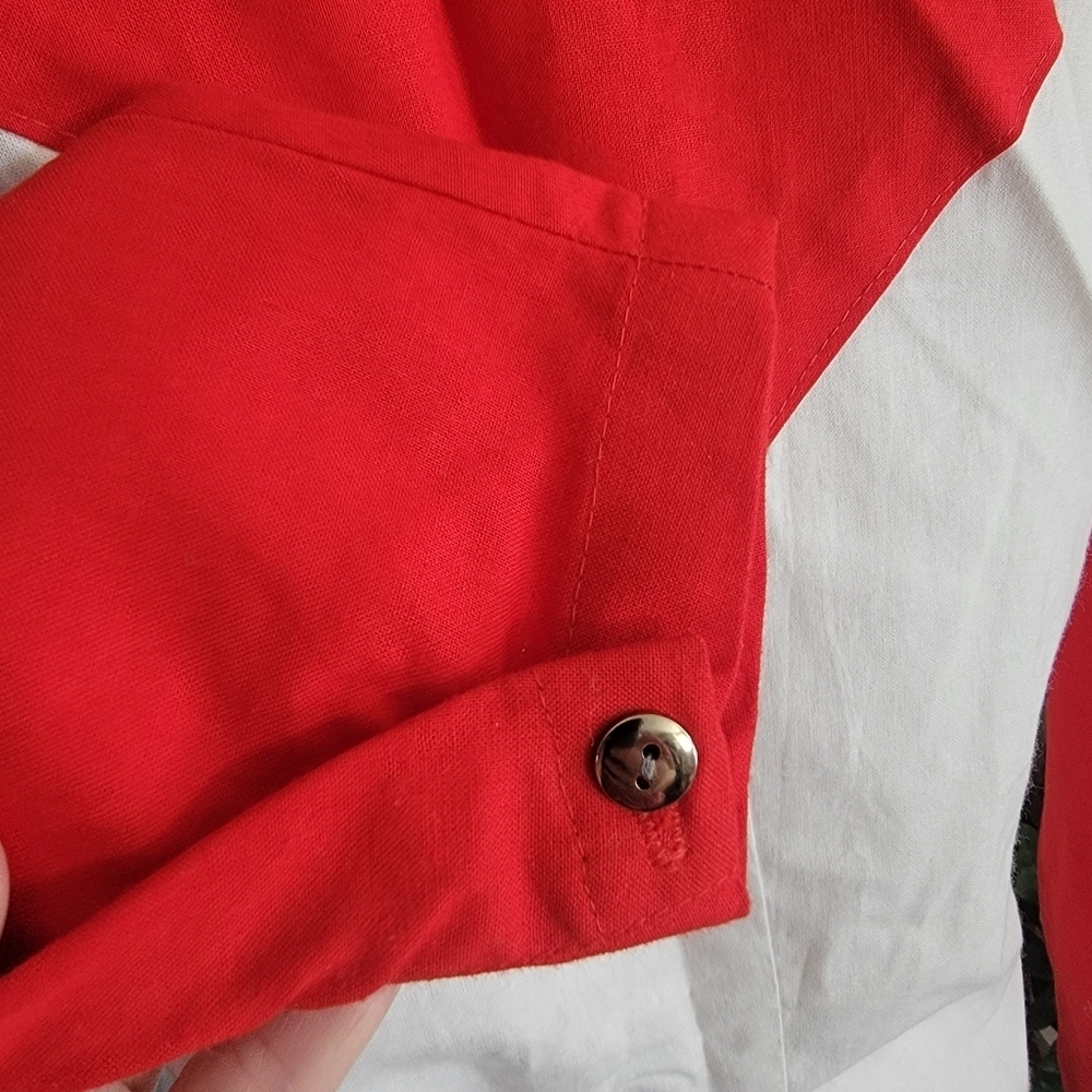 VTG Roughrider Western Rodeo LS Shirt - Picture 6 of 7